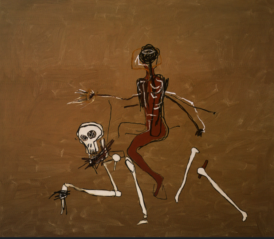 Riding With Death -Jean Michel Basquiat-1988 Neo-Expressionism, street art