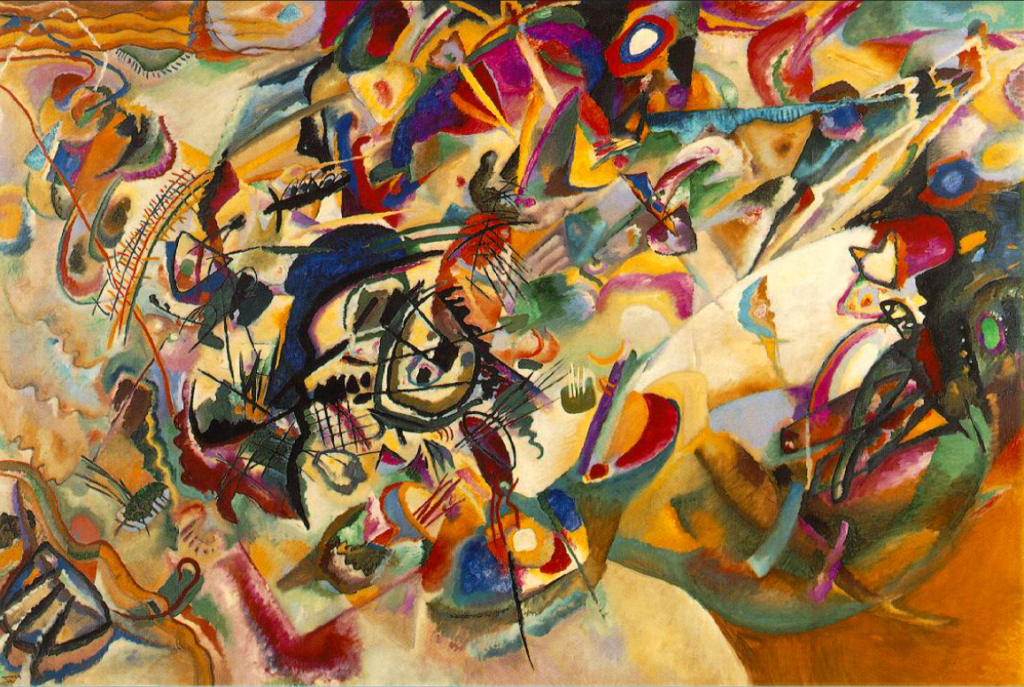 Composition VII,1913- Wassily Kandinsky - Abstract